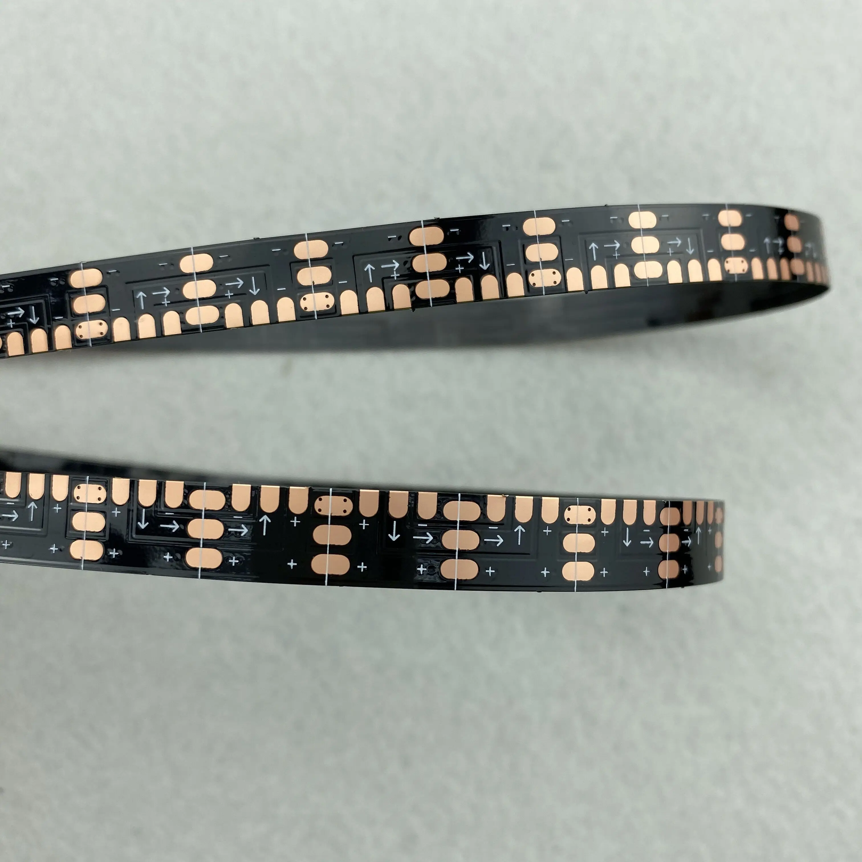 Черный Гибкий PCB (без светодиодов) для SK6812/WS2812 60 светодиодов/м адресуемых