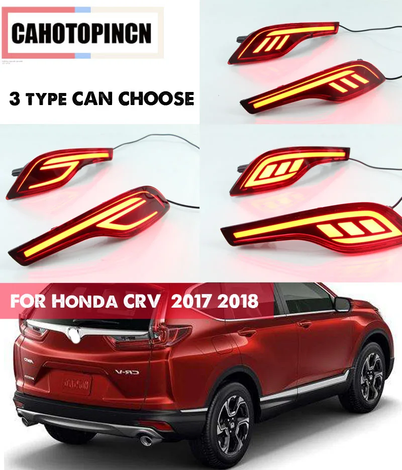 Хвост светильник для Honda CR V CRV 5th Gen 2017 2018 задний отражатель Туман тумана абажур