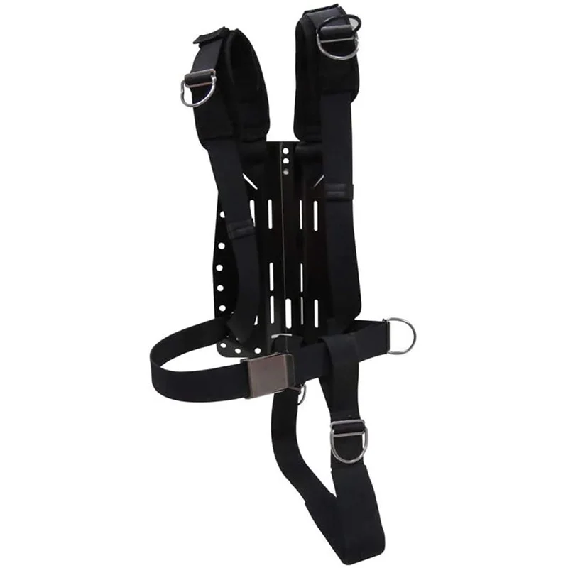 

Tech Diving Harness System Set with Weight Belt, Weight Belt Keeper, D-Ring, Buckle Hardware Accessories