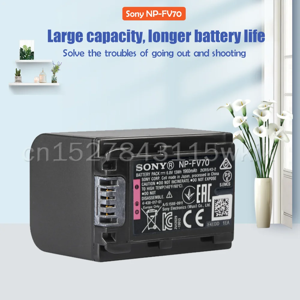 Оригинальная литиевая аккумуляторная батарея SONY NP-FV70 NP FV70 NPFV70 6 8 в 1960 мАч |