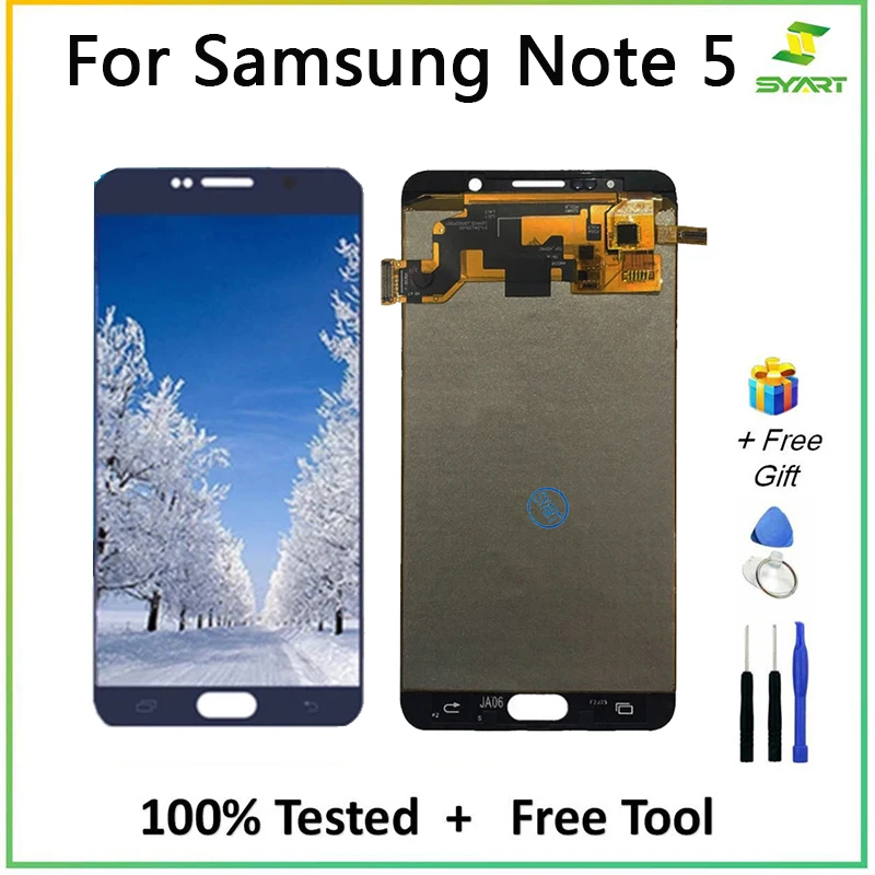 5.7'' Super AMOLED LCD Display Touch Screen Digitizer Assembly For Samsung Galaxy Note 5 N9200 N920A N920T N920I N920G