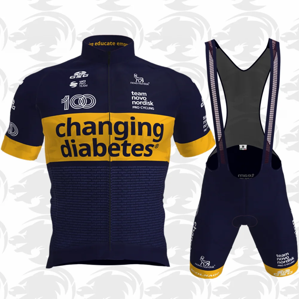 GSG New jersey 2021 pro team diabetes cycling sets bib shorts racing ciclismo bicycle clothing ropa de _ - AliExpress Mobile