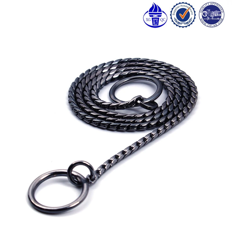 Собачий ошейник медная змея P цепь декоративное золотое ожерелье поводок для