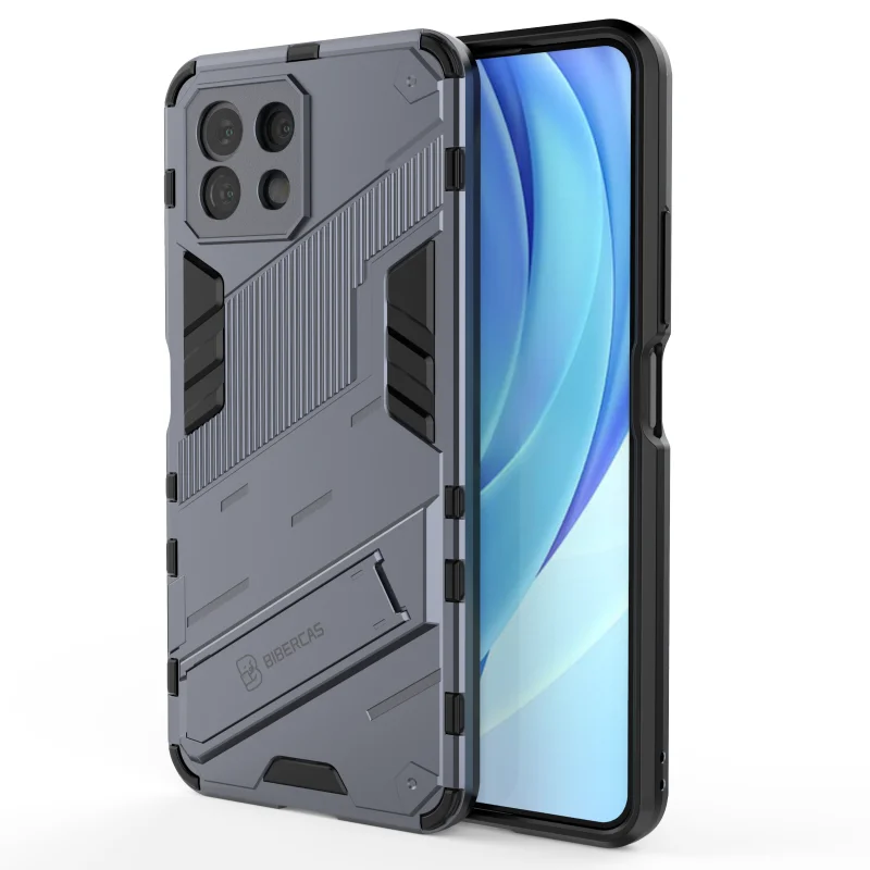 

Shockproof Protector Armor Colorful Phone Case For Xiaomi 11 Ultra Lite Pro Bracket Rugged Non-slip Anti-Fall Stand Back Cover