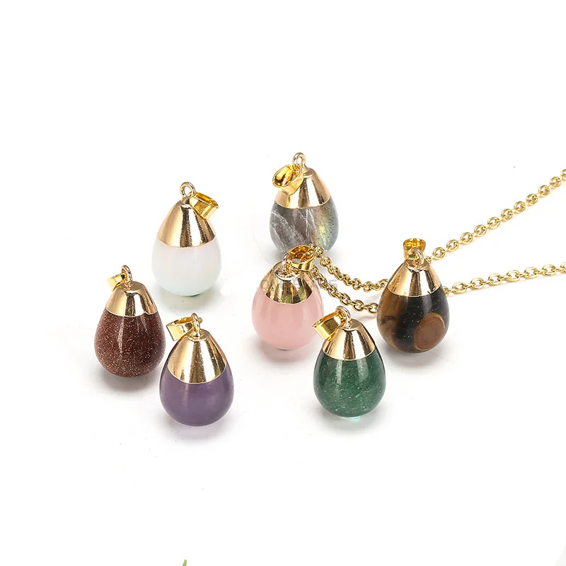 Подвески из натурального камня в форме искусственных камней Агаты/розовый