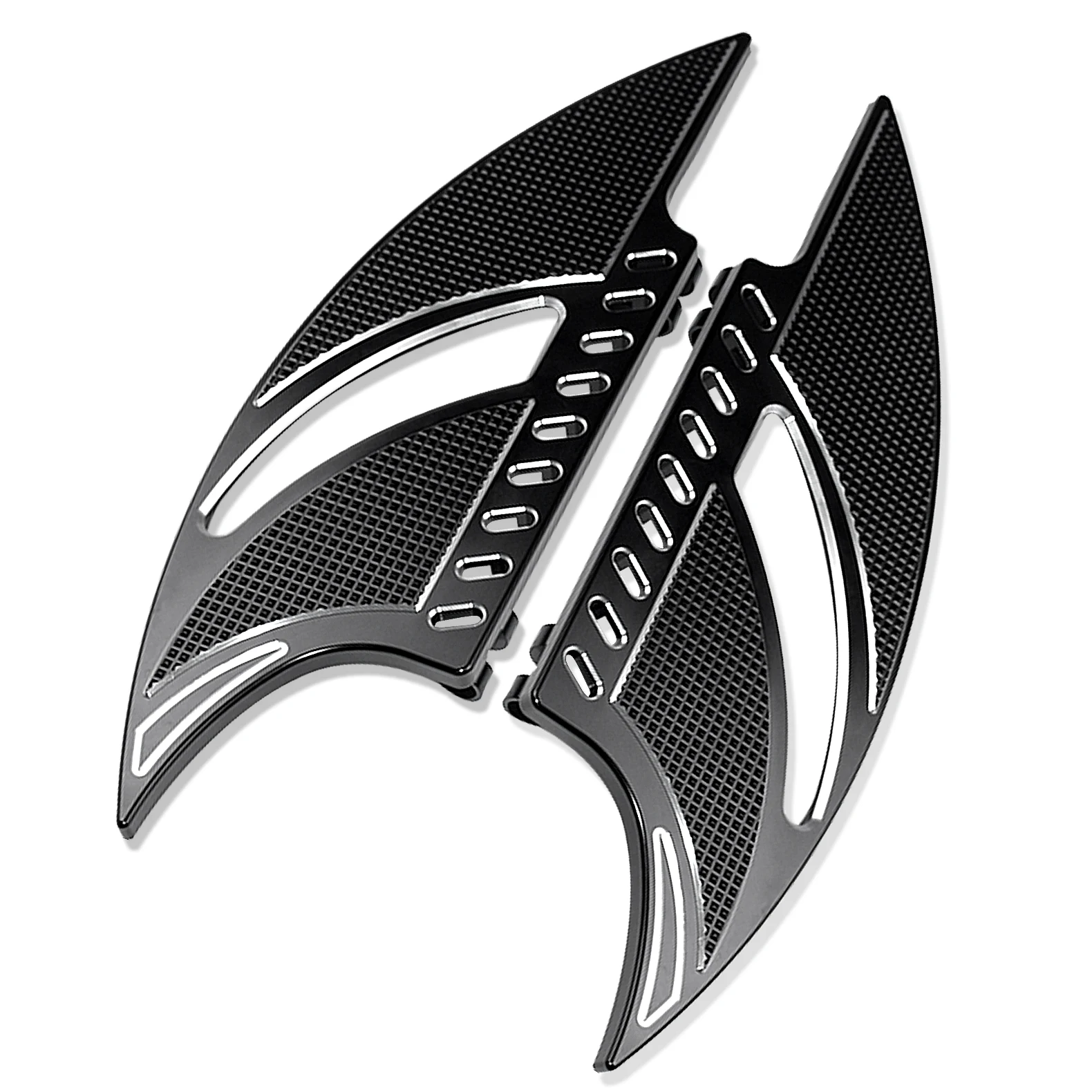 Мотоцикл F & R Floorboards наборы педаль тормоза подножки CNC Cut подходит для Harley Touring Electra