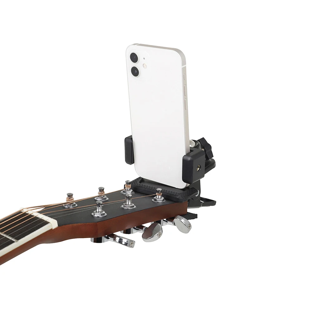 

Guitar Phone Head Clip Holder Music Singing Song Live Broadcast Guitar Support Music Holder Musical Instruments Parts