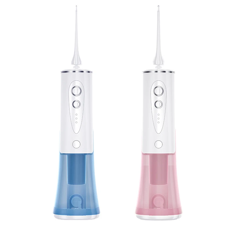 

EAS-Oral Irrigator 200Ml Rechargeable IPX7 Waterproof 3 Types of Flosser with Water Tank