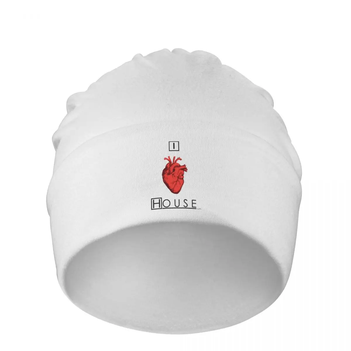 

Вязаная Зимняя теплая шапка House M D Skullies I Love House, шапки для мужчин и женщин, лыжная шапка унисекс