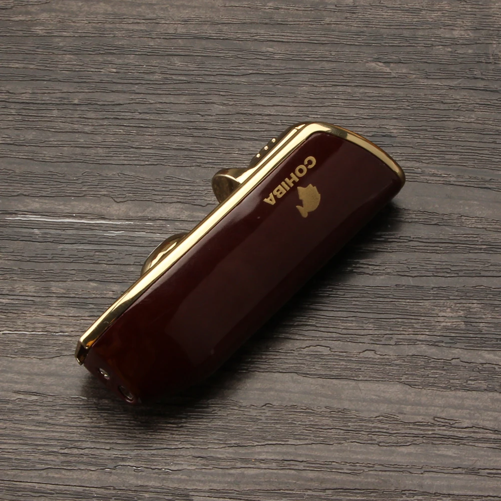 Креативная Зажигалка для сигар COHIBA ветрозащитная зажигалка с 3 факелами струйное