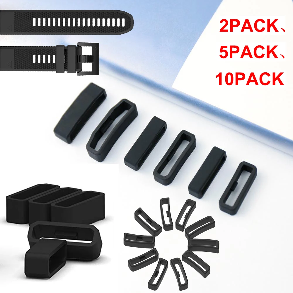 

Rubber Ring For Huami Amazfit GTS Watch Strap Band Keeper Loop Security Holder Retainer For Garmin Fenix5 6 6S 6X Forerunner 645