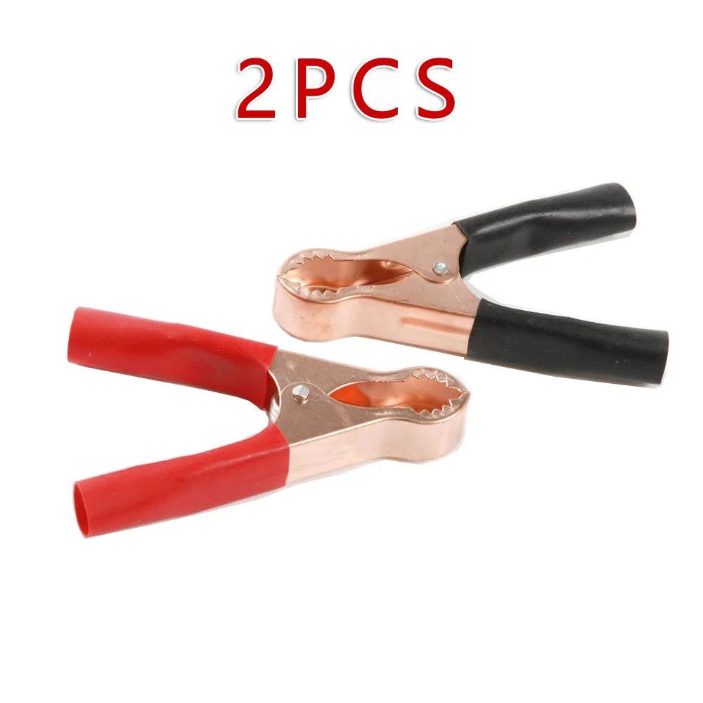 2 шт. Красный Черный крокодил клип автомобиль Ван батарея тест свинца зонд 30A 70 мм