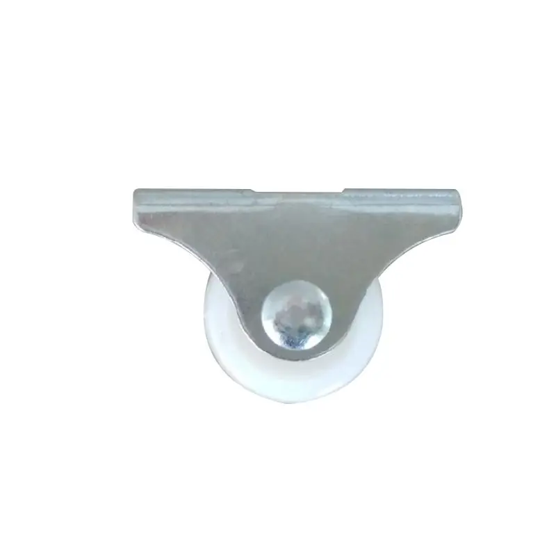 

White Rail Fixed Casters Small One-Way Wheel Furniture Plastic Directional Wheel Hardware Accessories