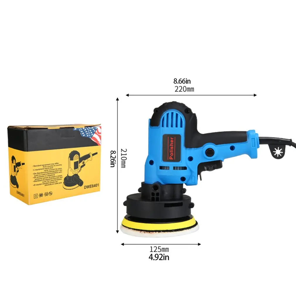

Multifunctional 220V Adjustable Speed Car Electric Polisher Waxing Machine Automobile Furniture Polishing Tool