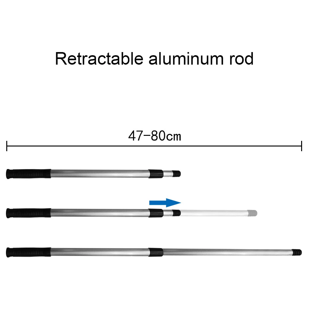 

Weeder Rod Aluminum Alloy Length Adjustable Retractable Pole Quick Remove Garden Accessories Home Courtyard Easy Use Portable