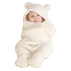 Зимние детские комбинезоны для маленьких мальчиков и девочек, Флисовая теплая одежда для новорожденных, однотонный милый мультяшный комбинезон, комбинезон, одежда для снега, детская одежда