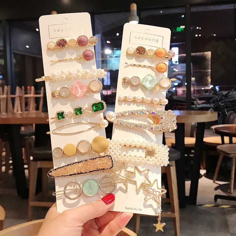 Аксессуары для волос с жемчужинами набор заколок | Красота и здоровье