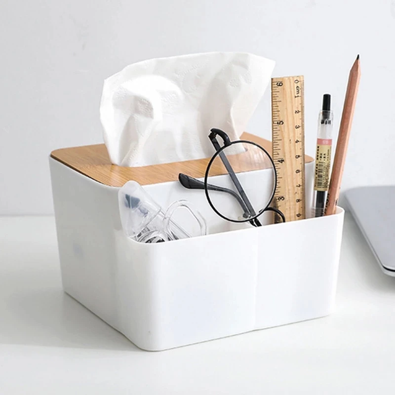 

Simple Multifunction Storage Box TV Air Conditioner Remote Control Organizer Cosmetic Storage Box Household Organizer
