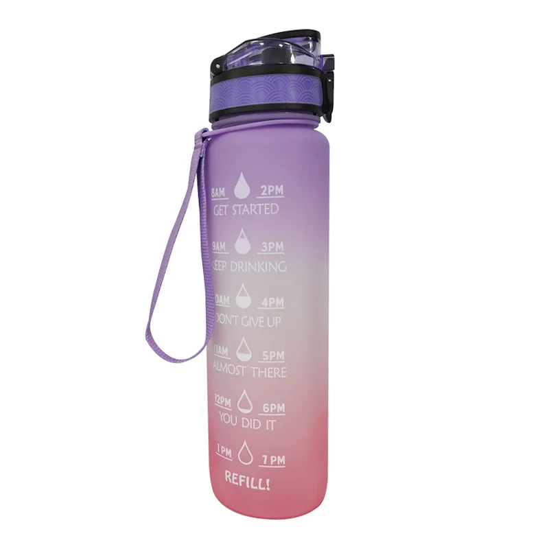 

Water Bottle 1000ML Tour Outdoor Sport Leak Proof Seal School Water bottles for kids Tritan Drinkware Space Cup BPA Free