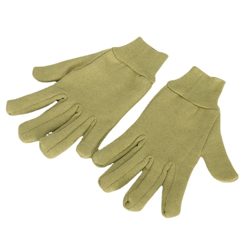 

10 Pairs of Gloves Garden Gloves Velvet Gloves Winter Warm Gloves Green Outdoor Keep Warm Coal Mine Underground Cotton Gloves