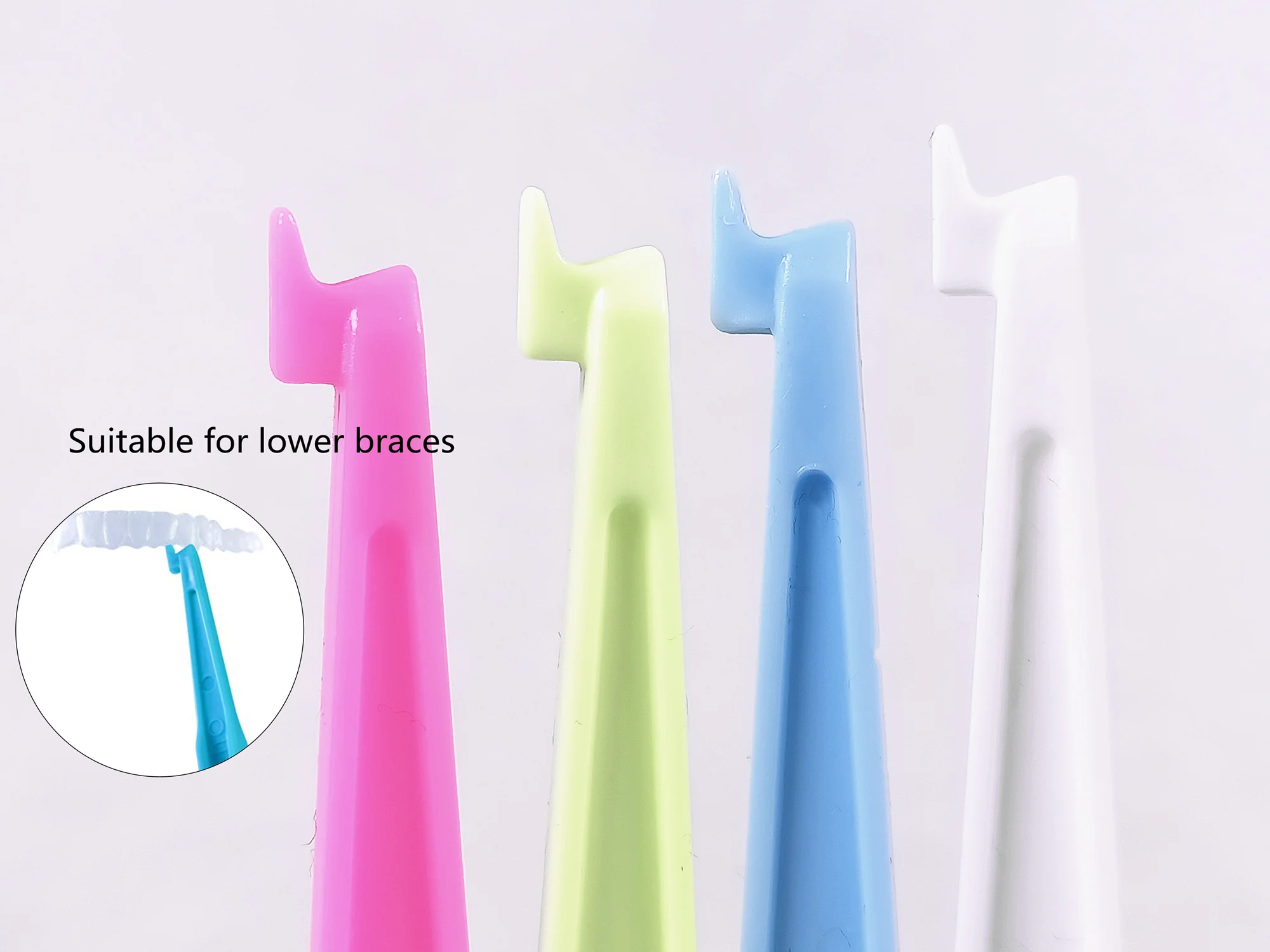 40 пакеты Стоматологическая Ортодонтическая щеточка Выравнивателя охотника