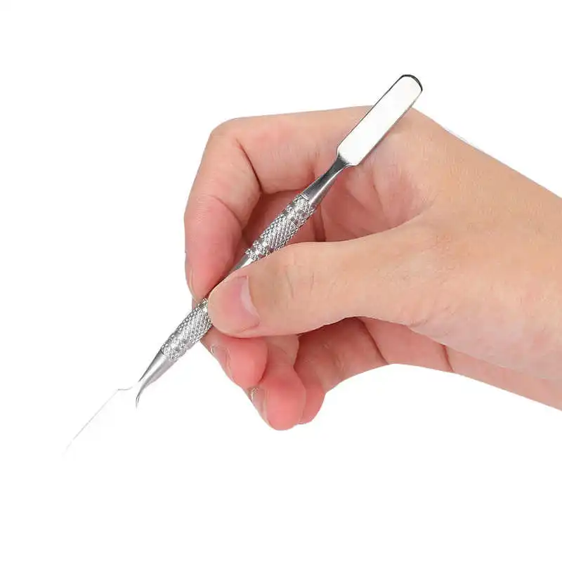 Портативный двухсторонний шпатель из нержавеющей стали аппликатор для