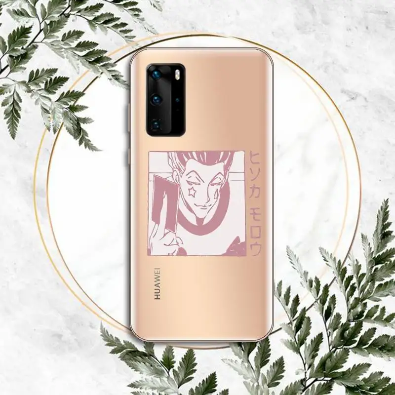 

hunter x hunter Phone Case Clear Transparent for huawei honor P 40 30 20 lite Pro 10 i 8 9 x p smart 2019
