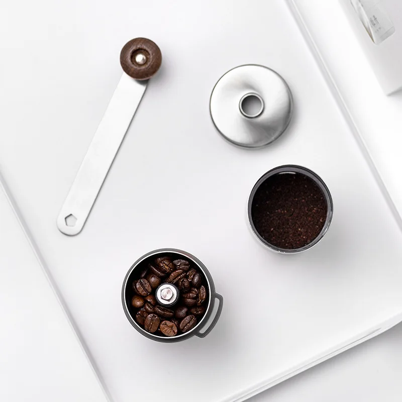 

Manual Coffee Grinder,Hand Coffee Bean Grinder with Adjustable Setting,Stainless Steel Portable Hand Coffee Machine