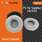 Homefeeling подушечки для Superlux HD330 Наушники Подушка для наушников Чехлы бархат ушной вкладыш Замена