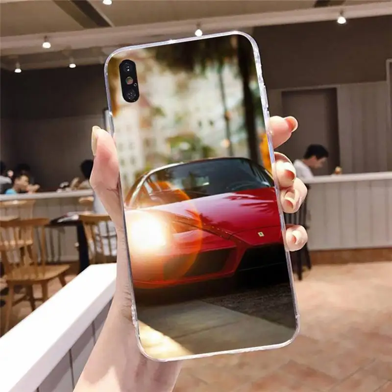 

Men's Sports Car Phone Case Transparent Case For Iphone 6 6s 7 8 Plus XR X XS 11 12 Pro Max