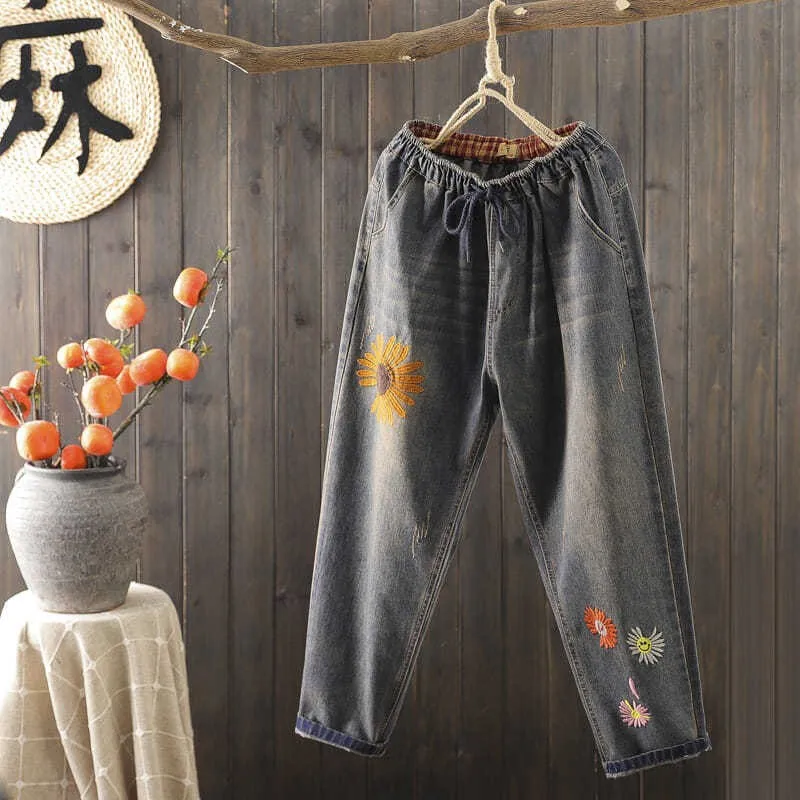 Новое поступление осенний стиль женские свободные повседневные штаны шаровары с