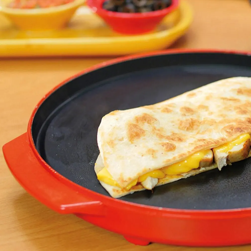 Microwave Oven Non-Stick Baking Tray Pizza Cheese Egg Bacon Defrosting |