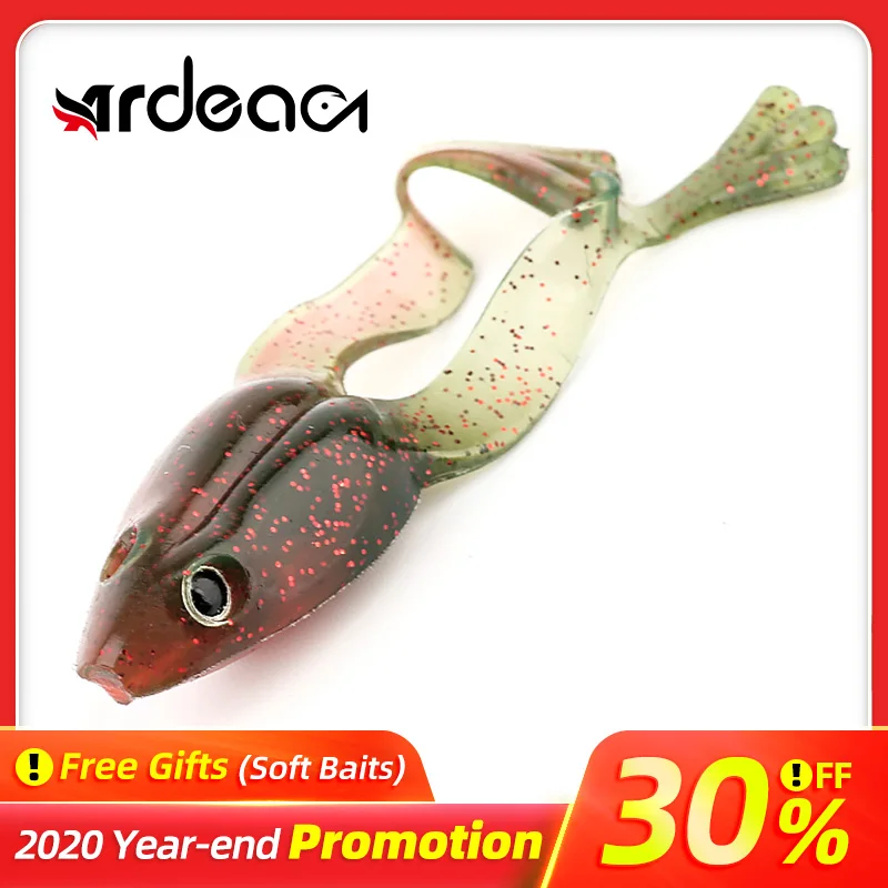 

ARDEA Fishing Frog Lure Silicone winter fishing sinking Soft Bait Worm plastic Isca bass Pesca wobbler soft frog lure