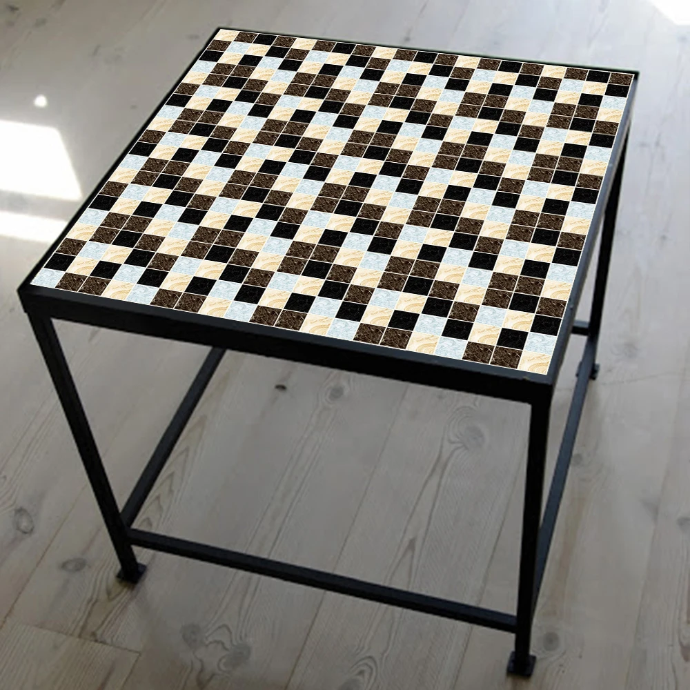 15 шт./компл. Мрамор мозаика Стиль матовый Плитки стены Стикеры Ванная комната