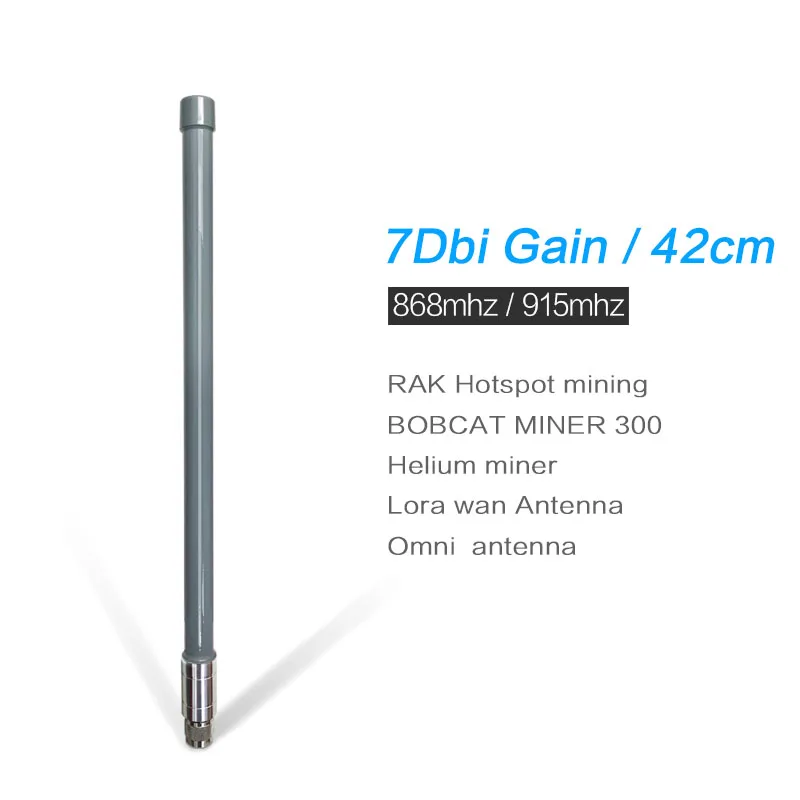 Уличная гелиевая майнерная антенна 868 МГц LoRa 915 RAK Hotspot горная из стекловолокна RP SMA