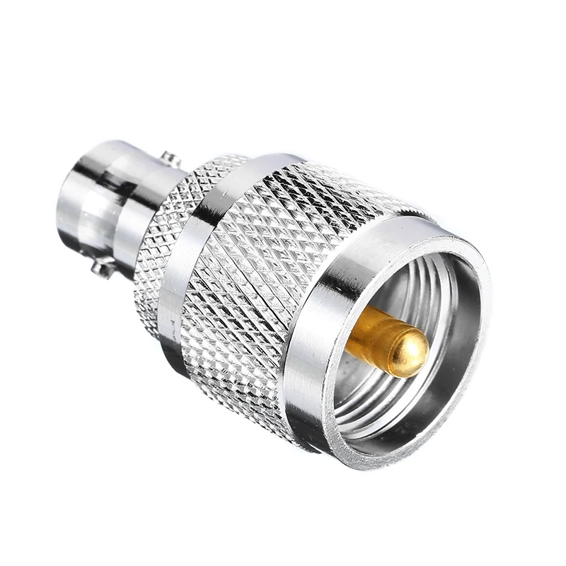 2pcs BNC Female Jack to UHF Male Plug Socket Straight RF Coaxial Adapter Connector Mini Plugs | Электроника