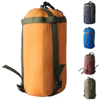 6 color high quality waterproof compression stuff sack outdoor camping sleeping bag nylon storage bag for camping travel hiking