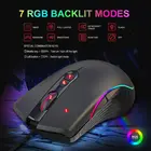 Игровая мышь A867, 7 кнопок, 6400 точекдюйм, оптическая, USB, проводная, RGB компьютерная мышь с подсветкой, для ПК, ноутбука, геймеров