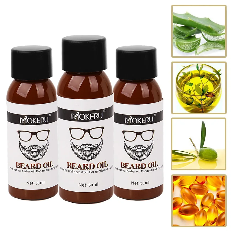 30 мл увлажняющее мужское масло для бороды натуральное органическое роста
