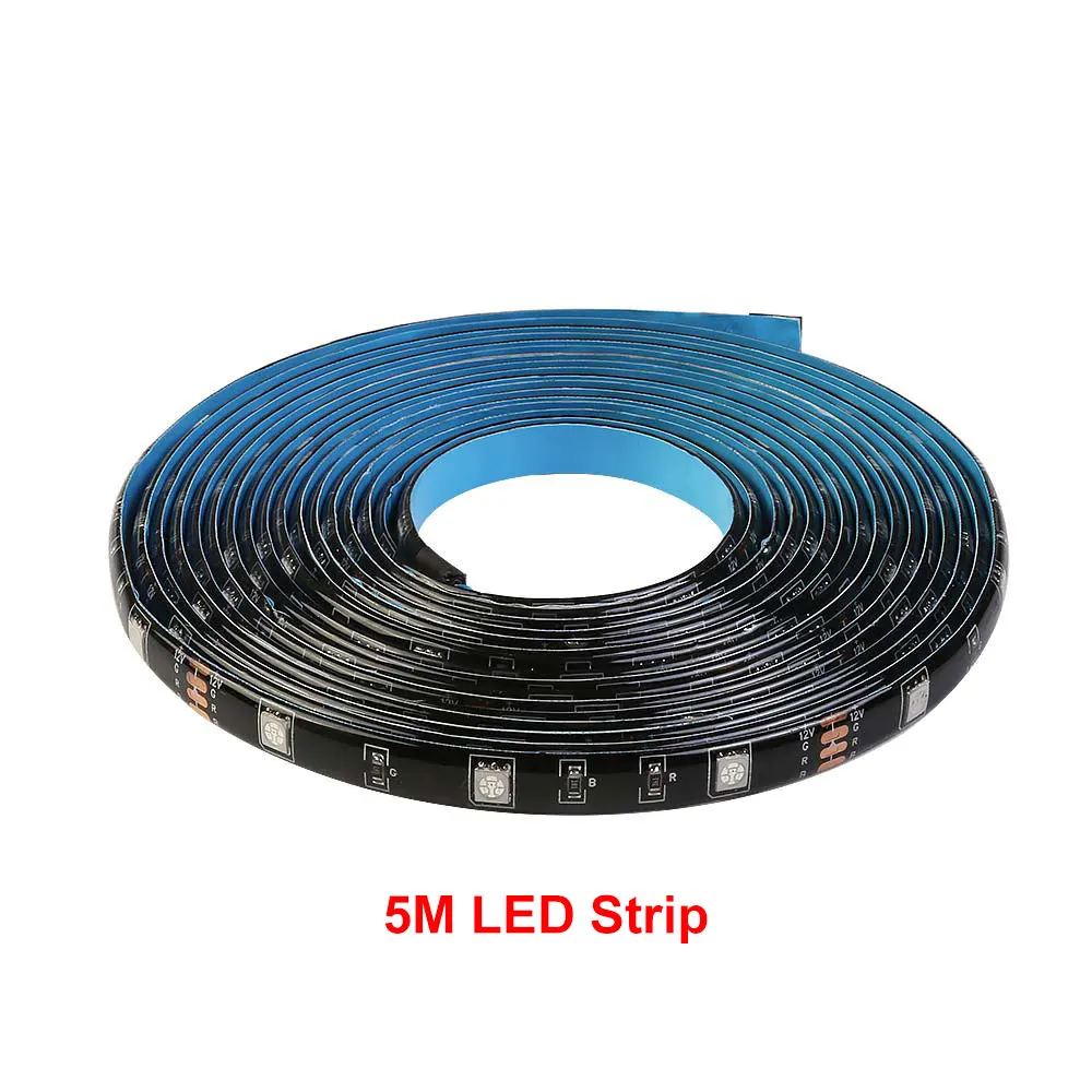 Sonoff 5M LED Strip Itead Sonoff L1 2 м/5 м Светодиодная лента с регулируемой яркостью, с дистанционным управлением, гибкий, умный, светодиодный, цветной, RGB, работает с Google Home - Комплект: Sonoff 5M LED Strip