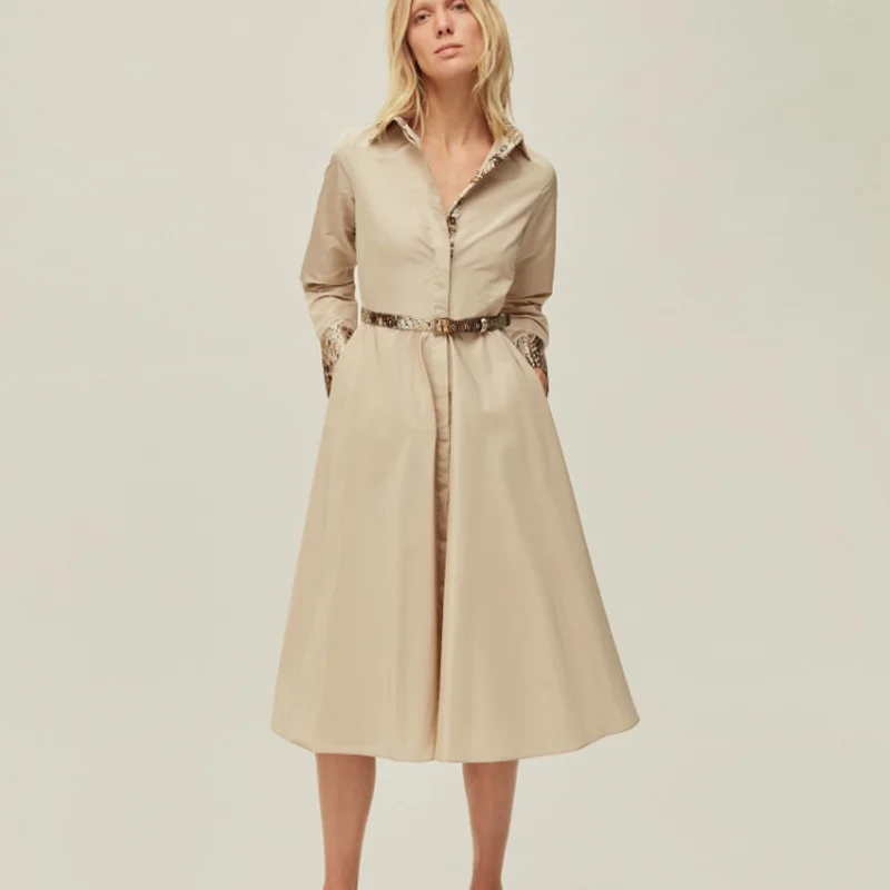 Женское однобортное платье средней длины модельное облегающее элегантное с