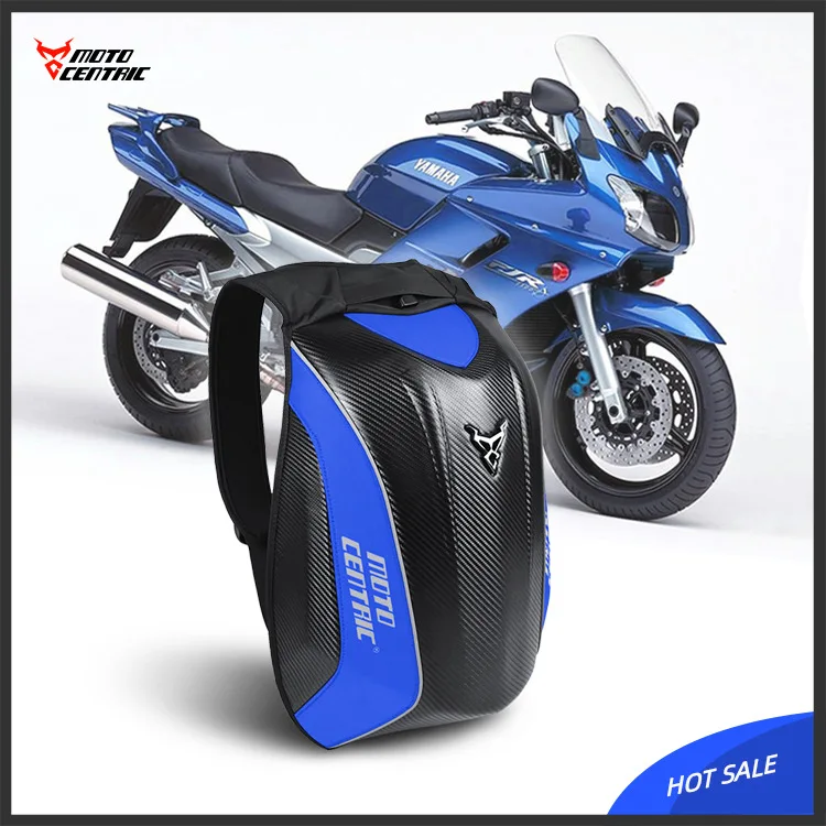 Black blue D Moto rcycle водонепроницаемый гоночный Мото шлем Дорожные сумки чемодан сумки с рюкзак велосипедиста Хвост сумка мужские мото rbike сумки - Название цвета: Black blue D