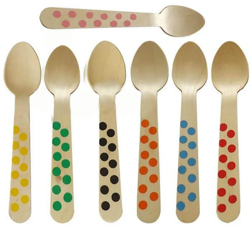 

Посуда одноразовая в горошек, 14 см, 100 шт./лот