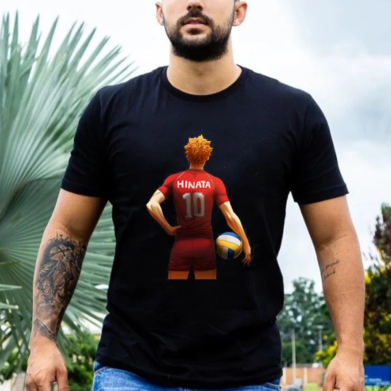 

Летняя популярная футболка с рисунком аниме Oya Haikyuu, мужские топы с мангой, топы с рисунком Kuroo, кавайные мужские футболки с рисунком керасуно
