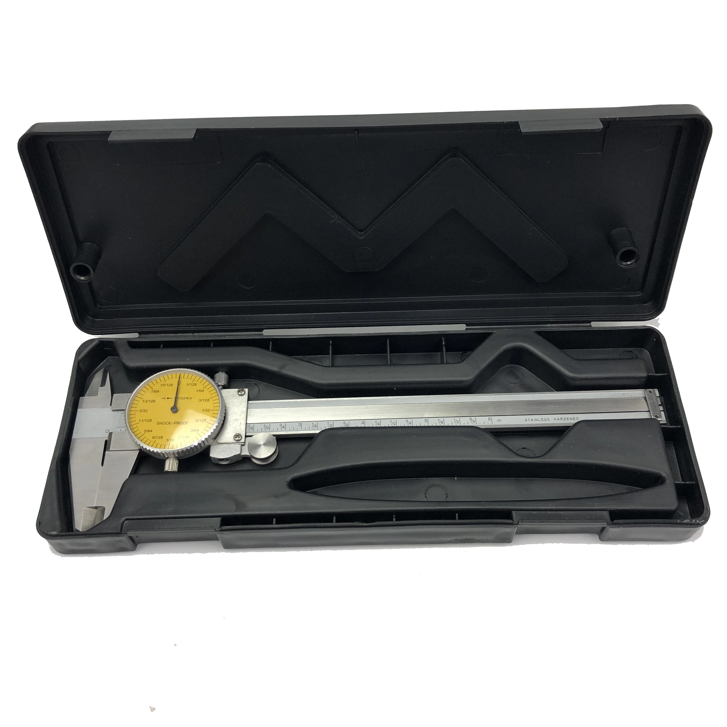 Штангенциркуль из нержавеющей стали с циферблатом 6 дюймов 1/1024 дюйма