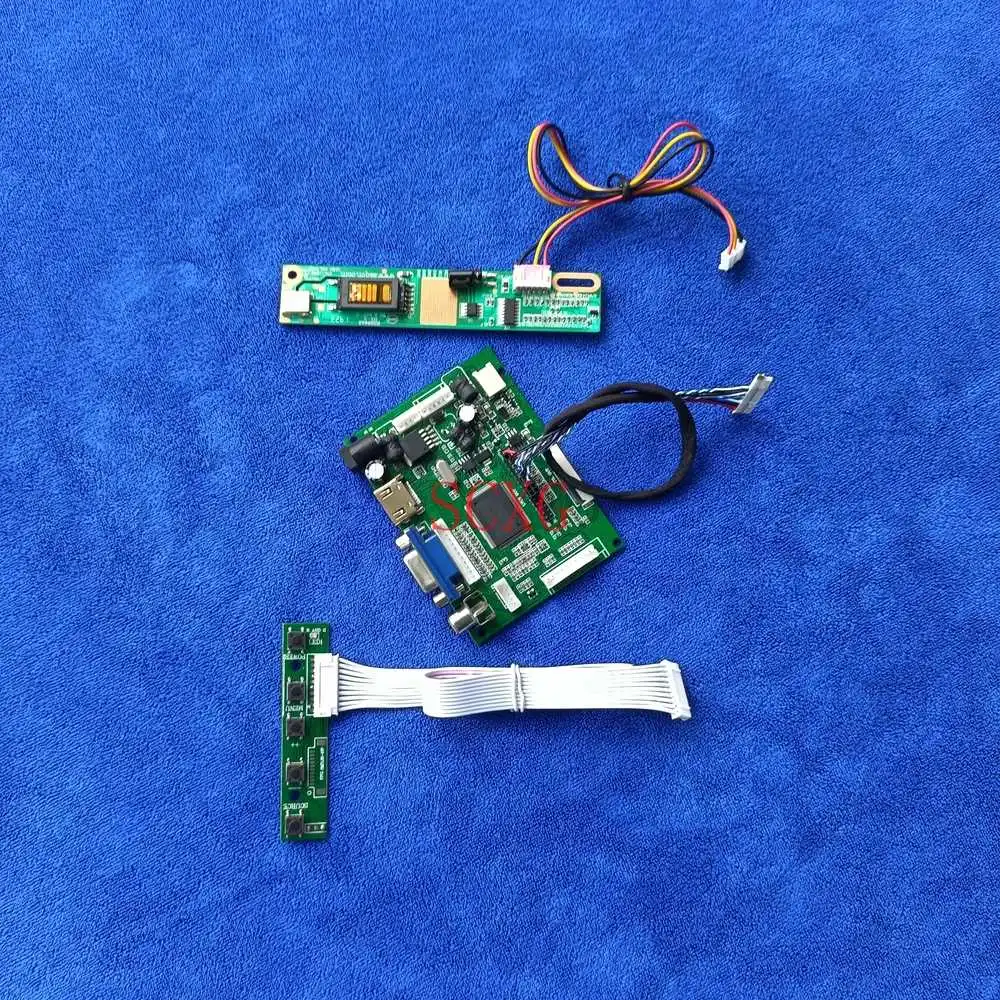 

2AV VGA HDMI-compatible LCD matrix controller driver board 20 Pin LVDS 1024*768 Fit LT150X2/LT150X3/LTN150XD 1CCFL DIY Kit