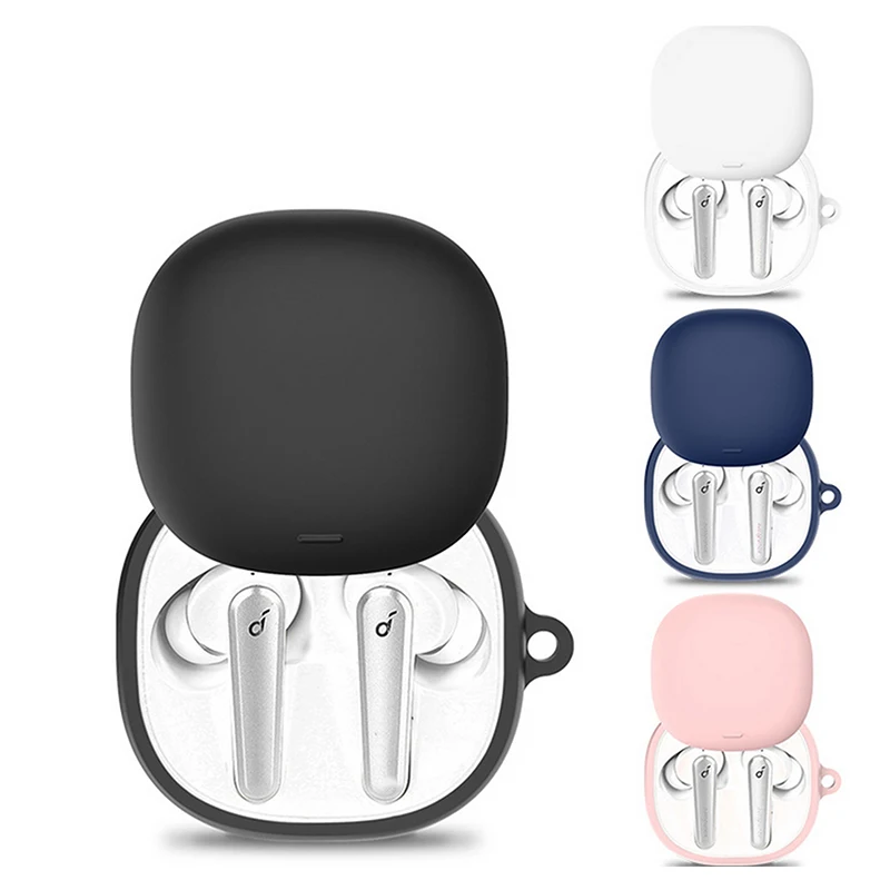 

Bluetooth-compitible Earphone Cases for Anker Soundcore Liberty Air2 Pro with Anti-Lost Lock Protective Cover Shockproof