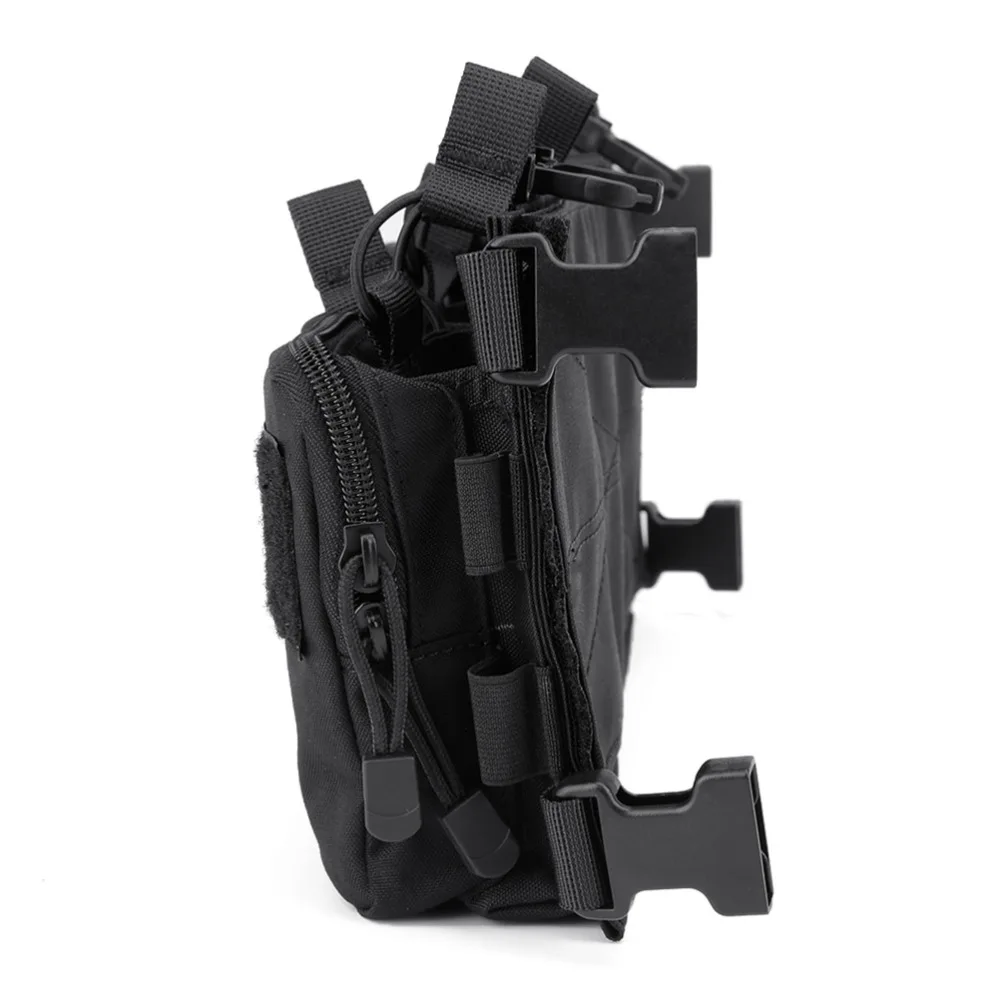 

Chest Vest Rig Multipurpose Molle Vest with Multi-Pockets Bag Airsoft Fighting Load Carrier Vest for CS Game Paintball Outdoor