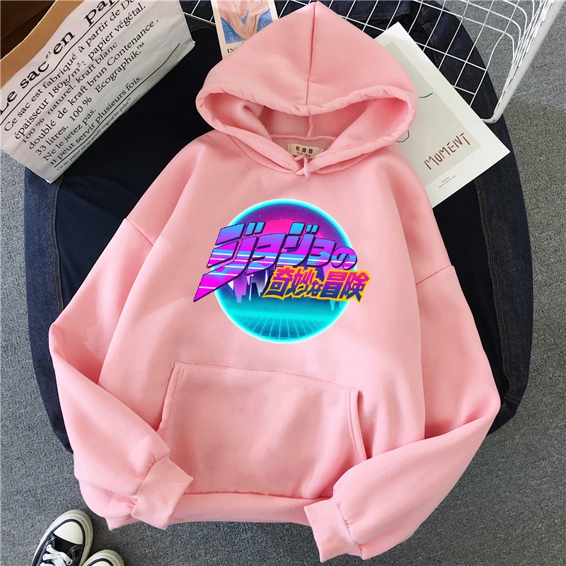 

Spring and Autumn Jojo's Bizzare Adventure hoodie unisex men women hooded oversized anime sweatshirt streetwear basic hoodies