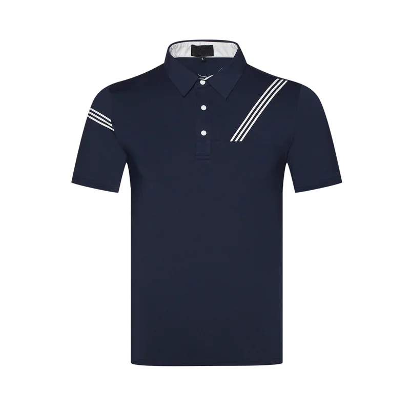 2020 одежда для гольфа OEM окрашенная рубашка поло с коротким рукавом 100% полиэстер